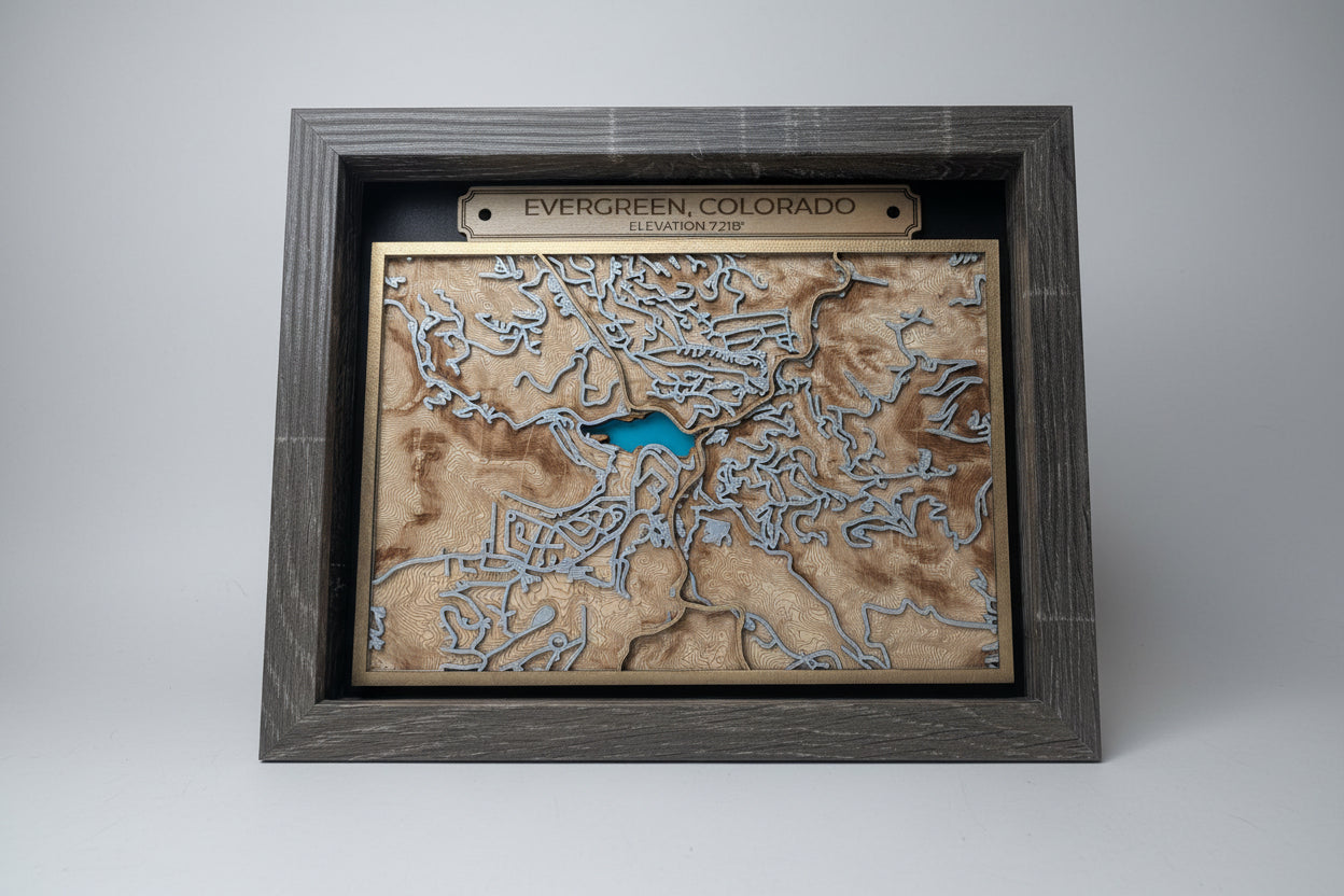 Evergreen Colorado Street Map