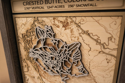 Crested Butte - 3D Trail Map