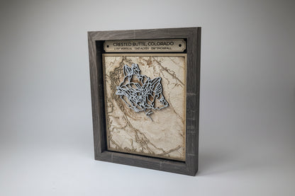 Crested Butte - 3D Trail Map