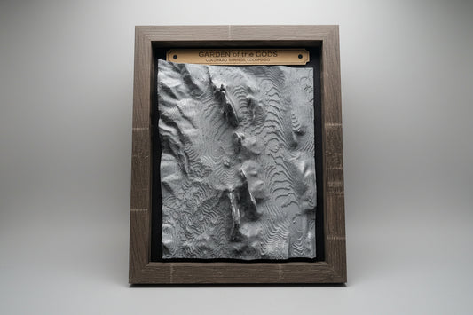 Garden of the Gods - Mountain Topo