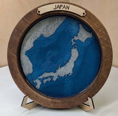 Custom Island or Coastal Topo