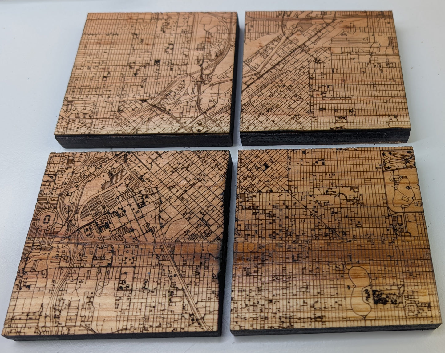 Denver - Laser Etched Coasters