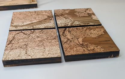 Boston - Laser Etched Coasters