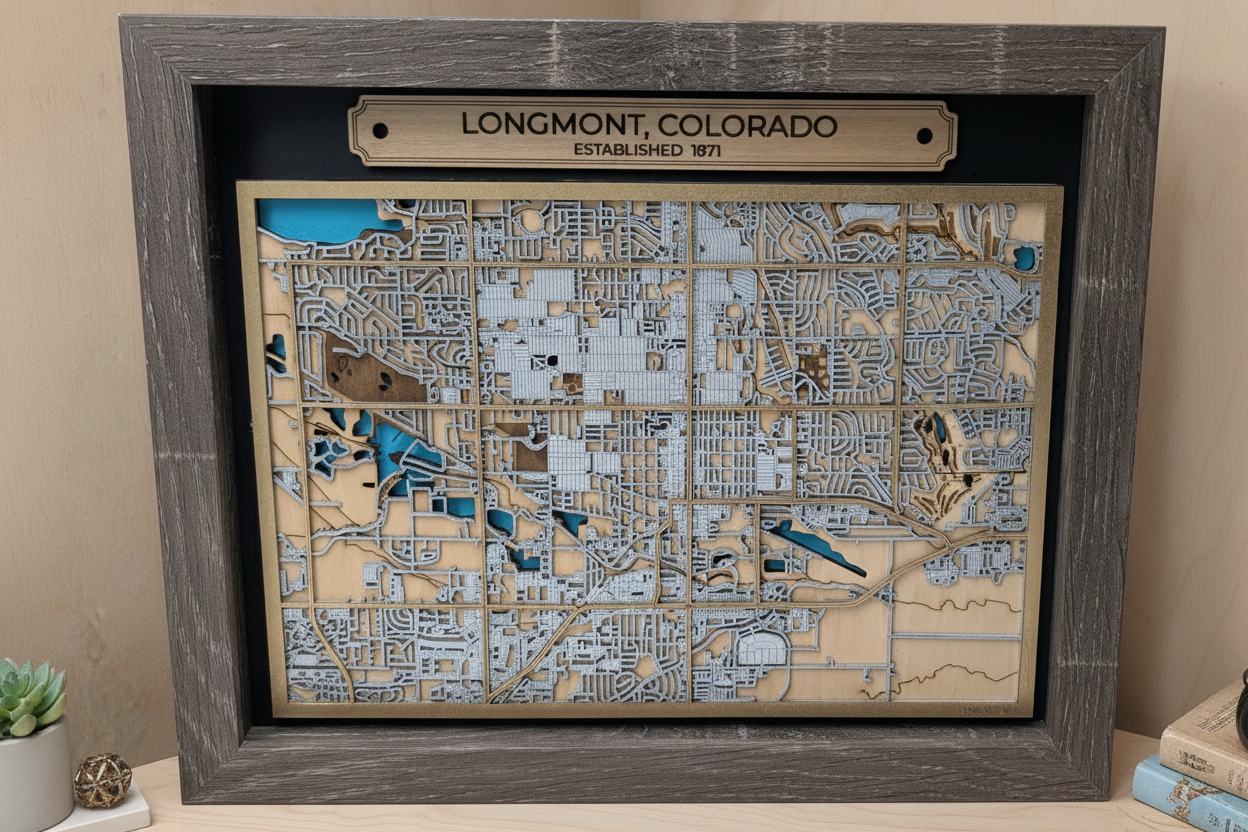 Longmont Colorado - City Street Map