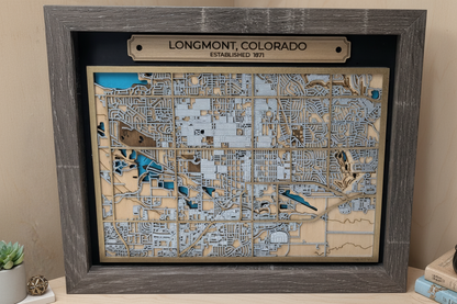 Longmont Colorado - City Street Map