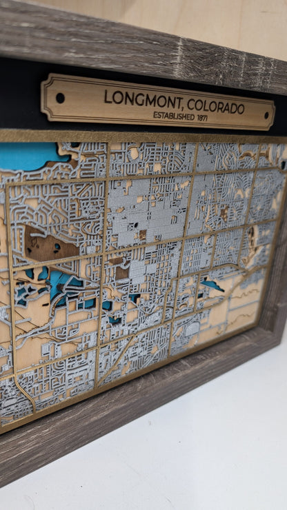 Longmont Colorado - City Street Map