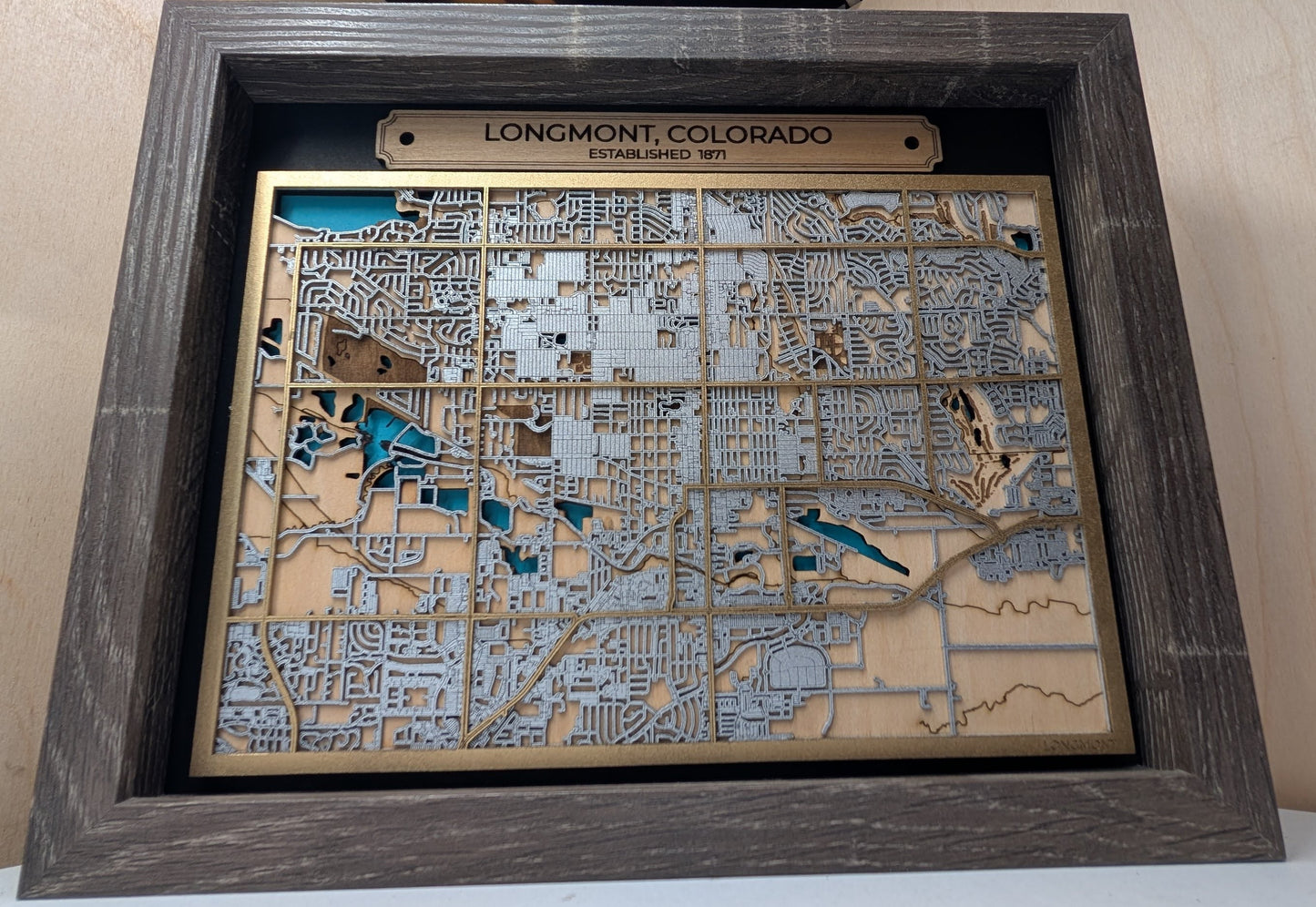 Longmont Colorado - City Street Map