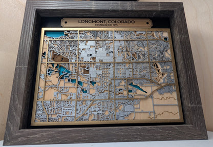 Longmont Colorado - City Street Map