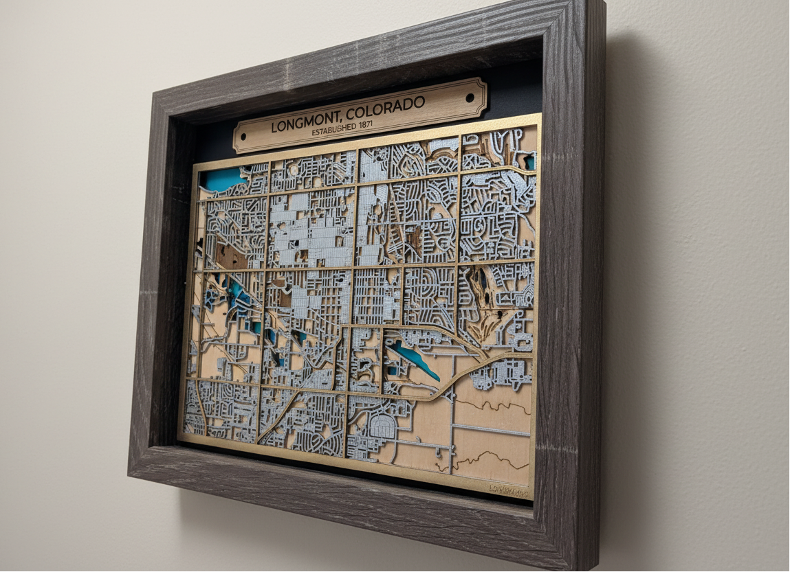 Longmont Colorado - City Street Map