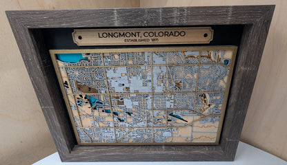 Longmont Colorado - City Street Map