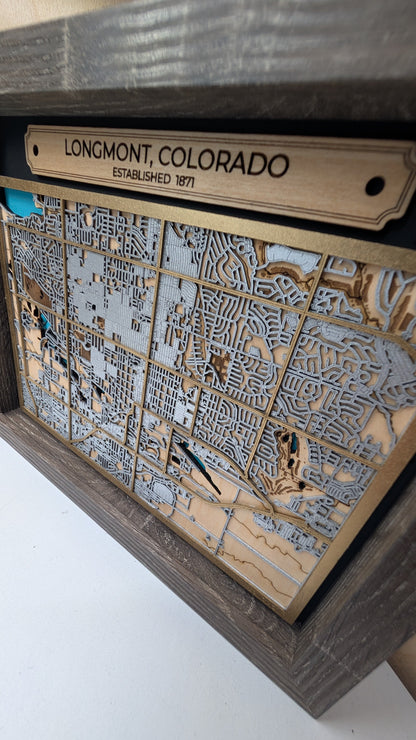 Longmont Colorado - City Street Map