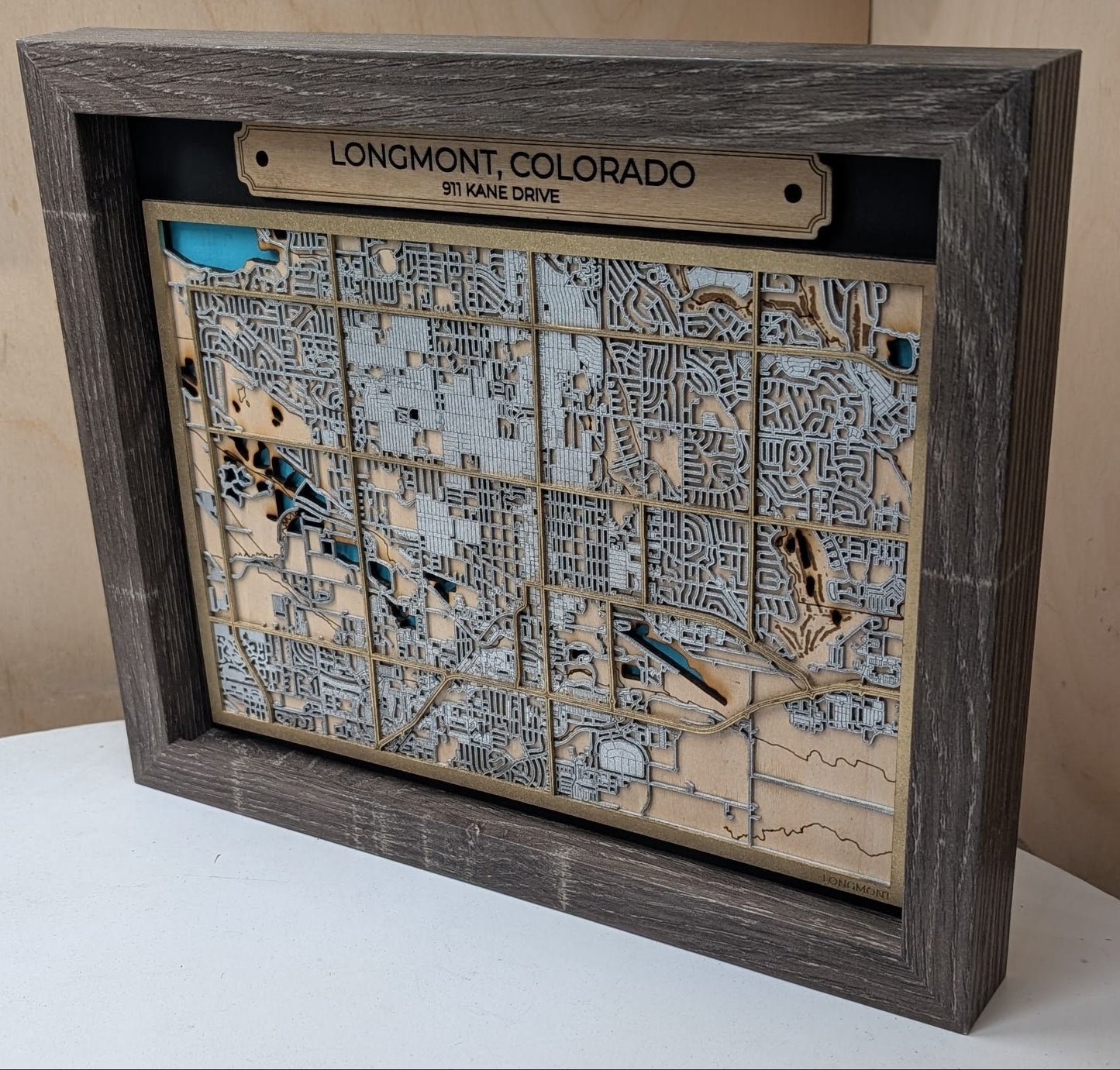 Longmont Colorado - City Street Map