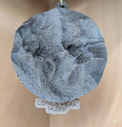 Longs Peak - 3D Ornament