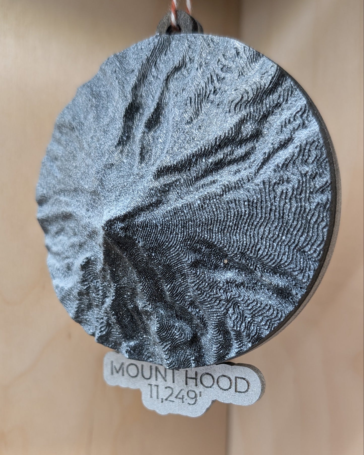 Mount Hood 3D Ornament