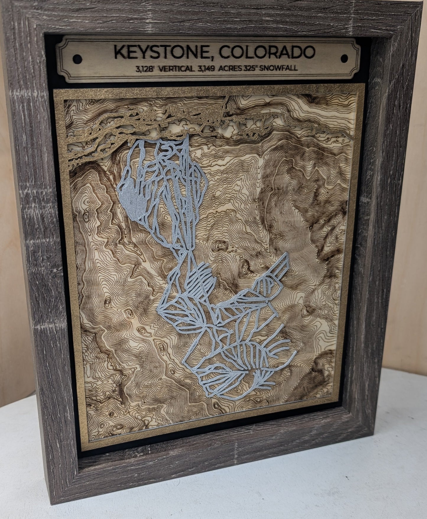 Keystone 3D Trail Map