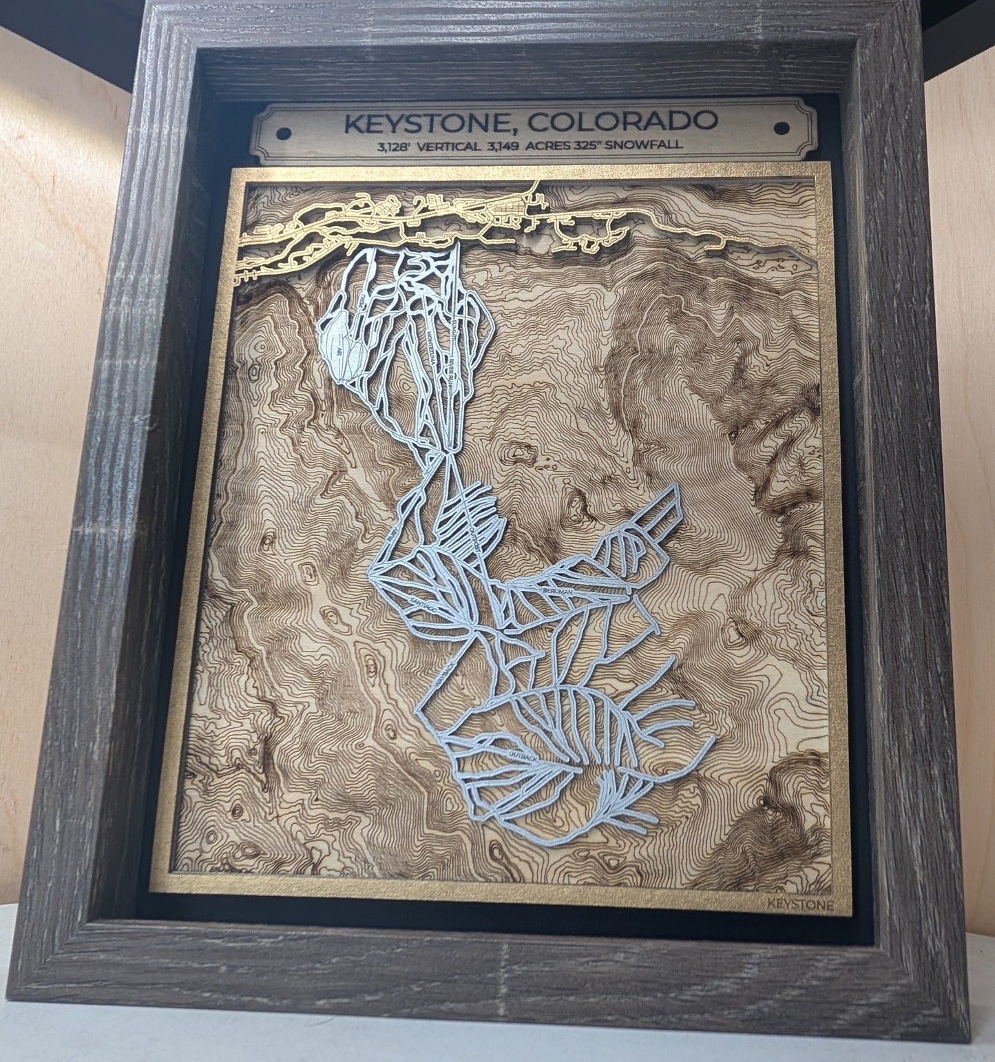 Keystone 3D Trail Map