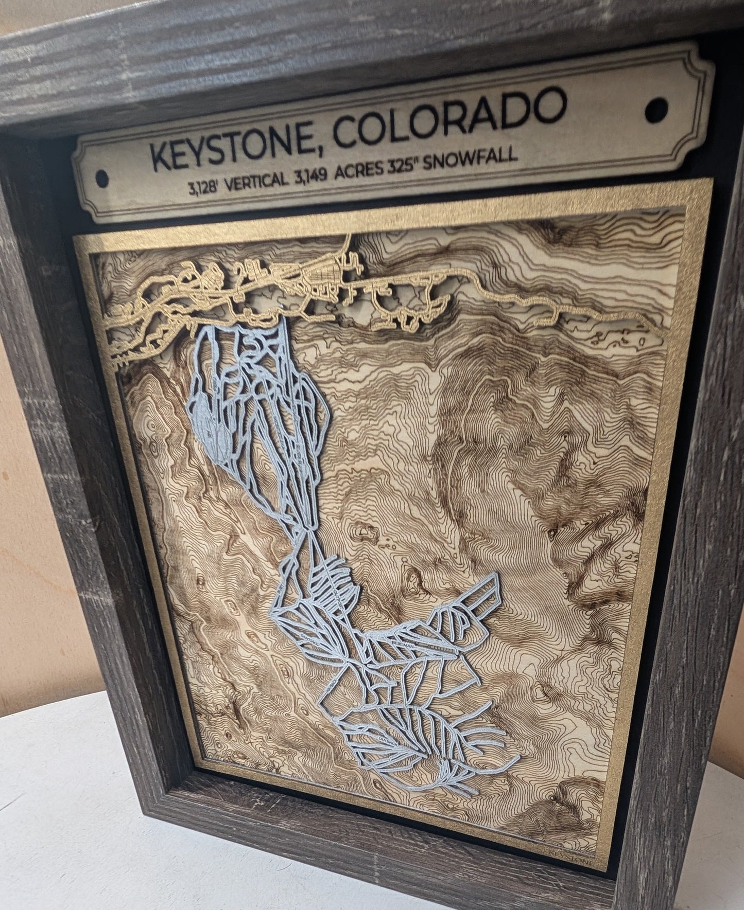 Keystone 3D Trail Map