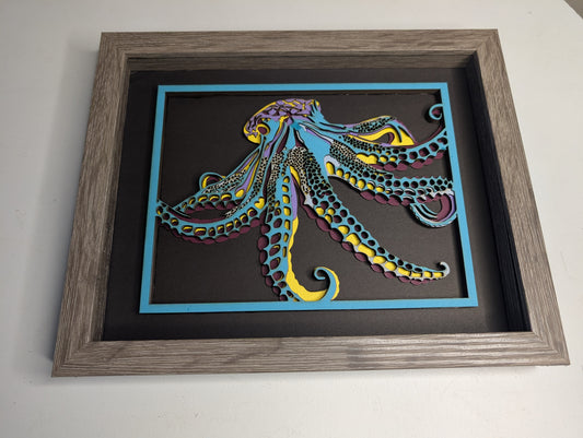 Octopus - Laser cut