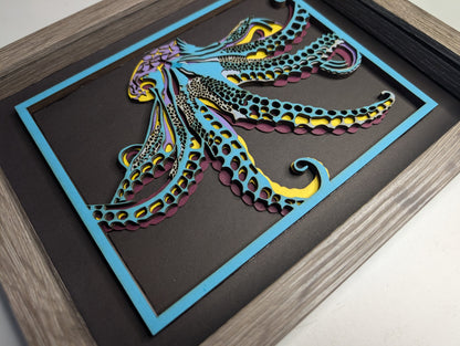 Octopus - Laser cut