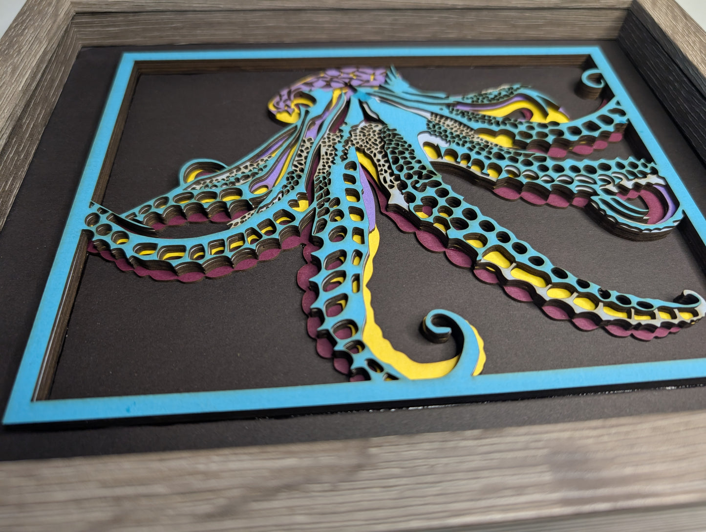 Octopus - Laser cut