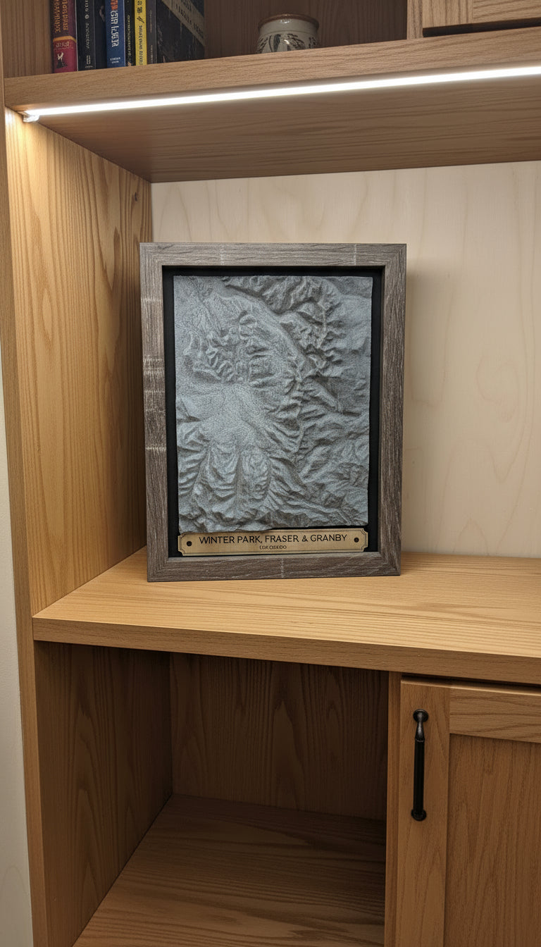 Custom Mountain Topo