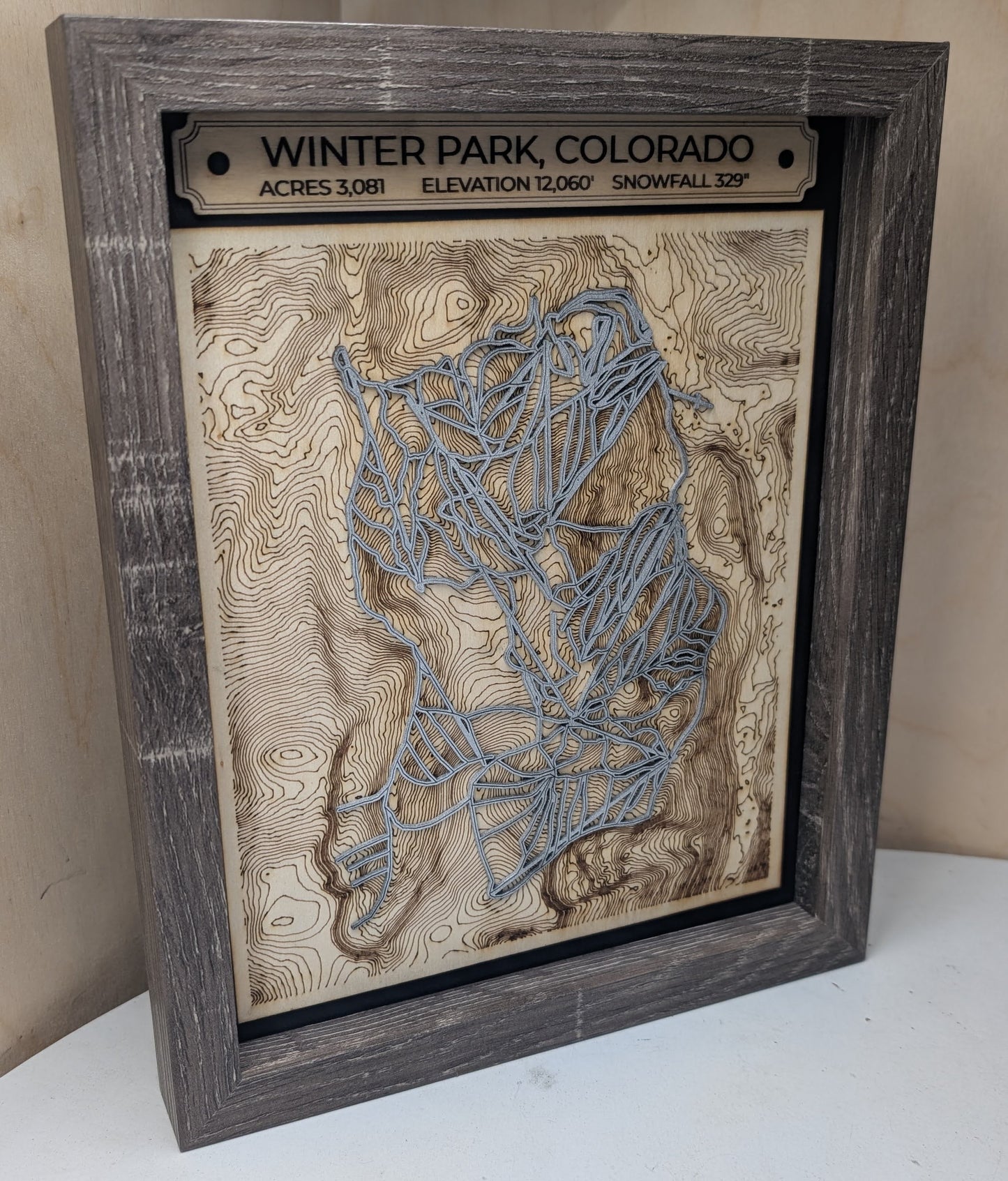Winter Park and Mary Jane 3D Trail Map