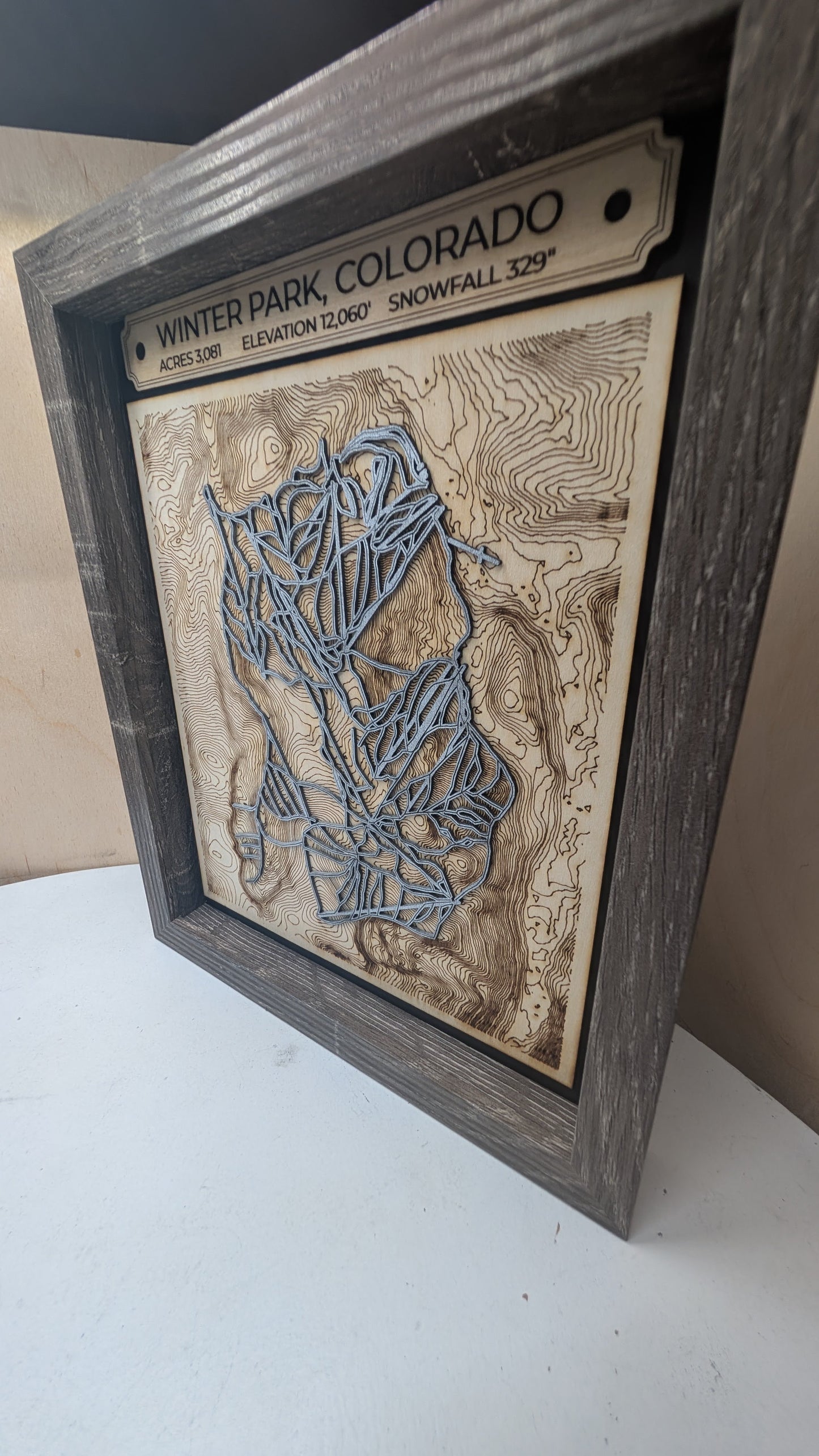 Winter Park and Mary Jane 3D Trail Map