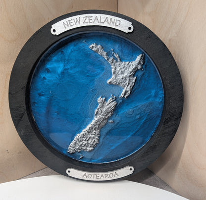 New Zealand - Island Topo