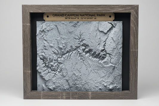 Grand Canyon Topographical Map