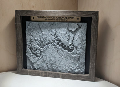 Grand Canyon Topographical Map