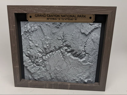 Grand Canyon Topographical Map