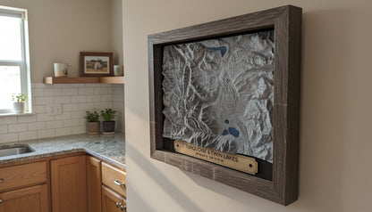 Custom Mountain Topo