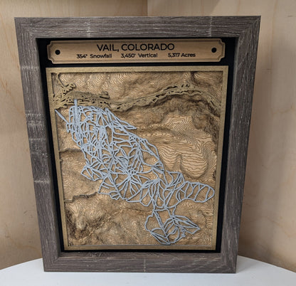 Vail 3D Trail Map