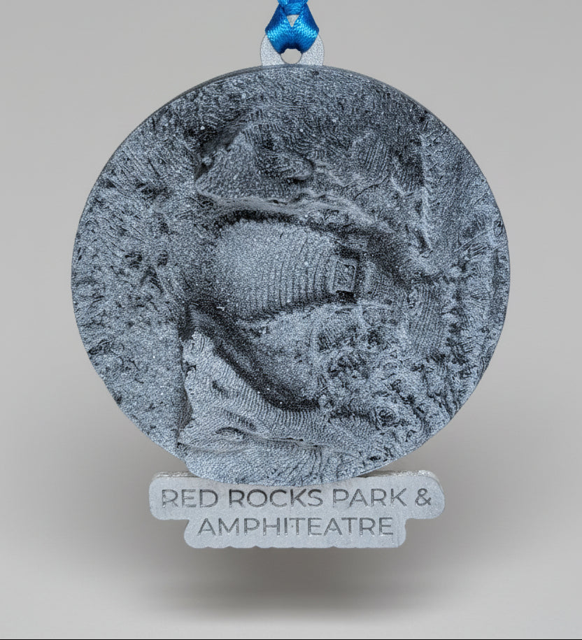 Red Rocks Amphitheatre - 3D Ornament