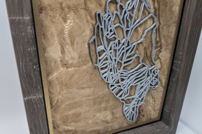 Taos Ski Valley - 3D Trail Map
