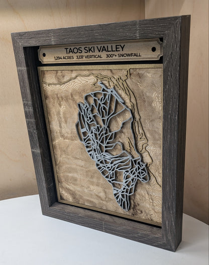Taos Ski Valley - 3D Trail Map