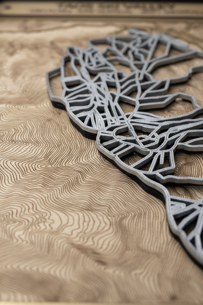 Custom Ski Resort 3D Trail Map