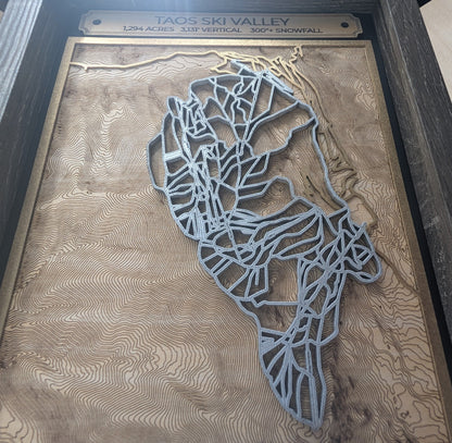 Taos Ski Valley - 3D Trail Map