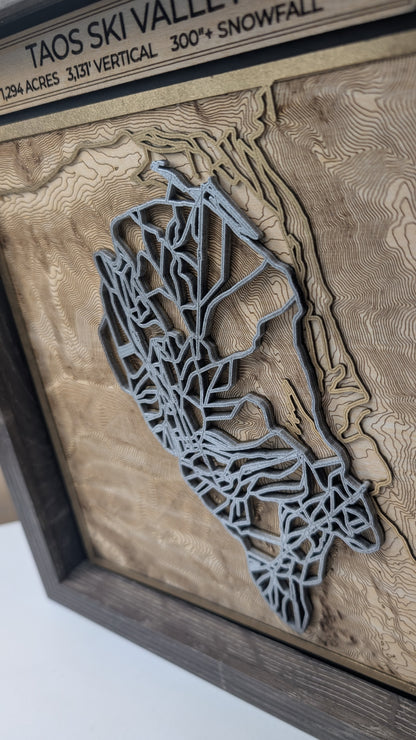 Taos Ski Valley - 3D Trail Map