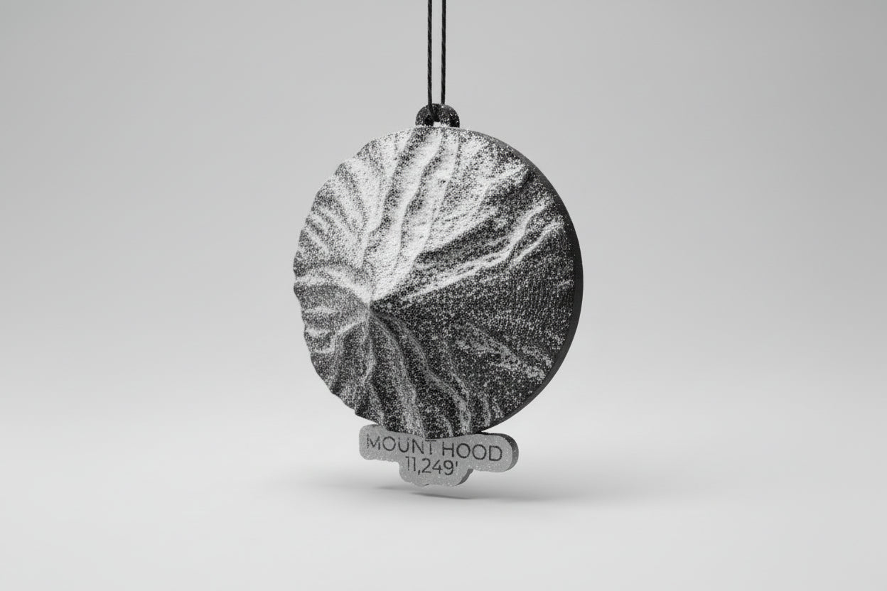 Mount Hood 3D Ornament