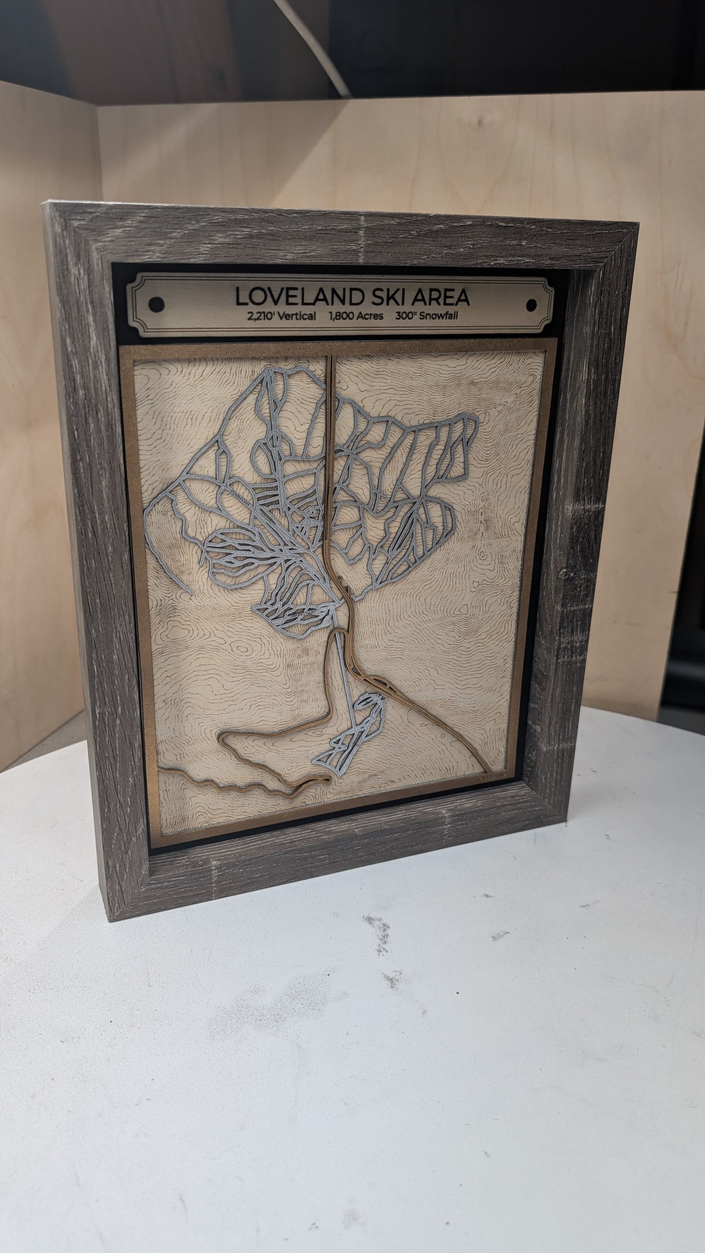 Loveland Ski Area 3D Trail Map