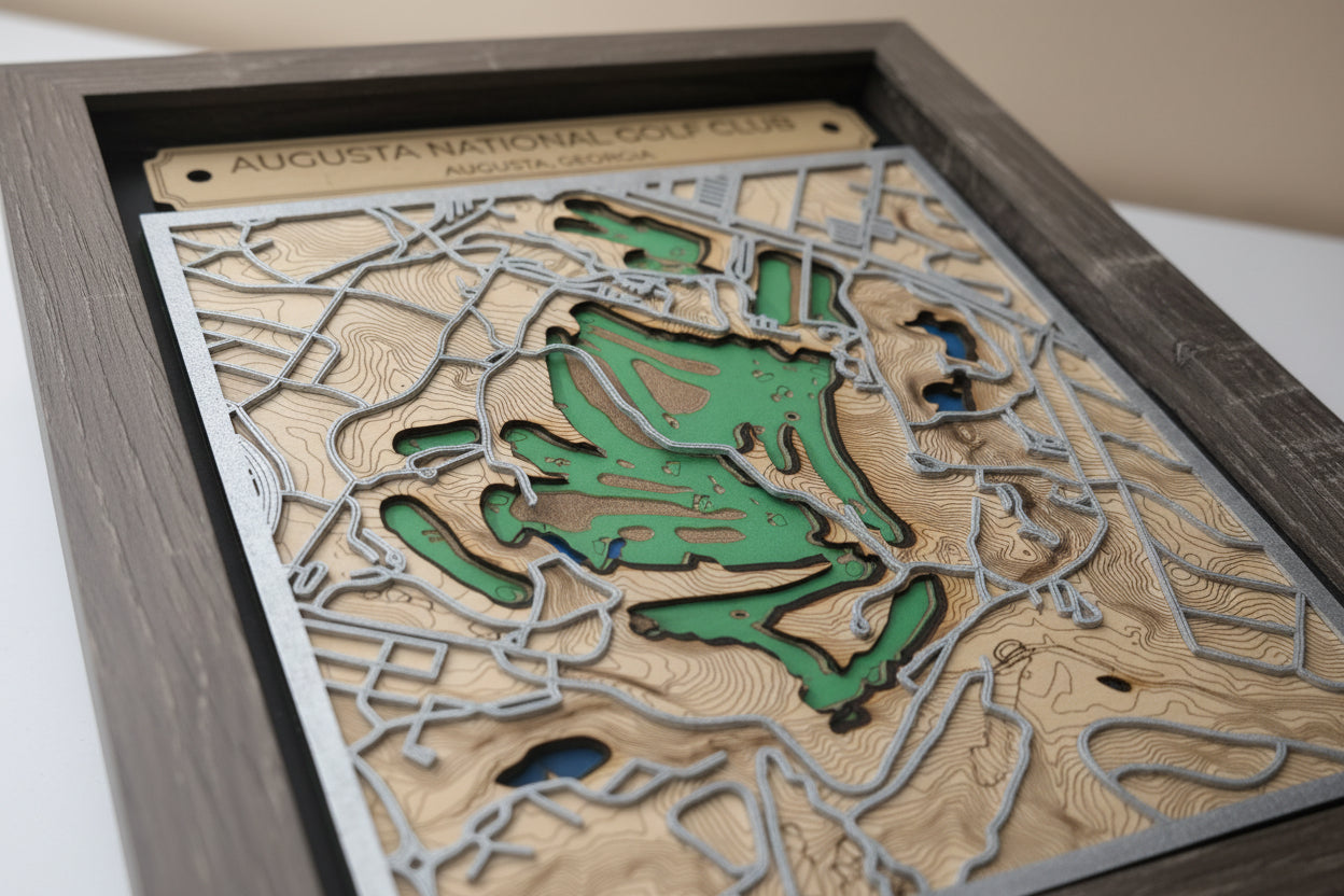 Augusta National Golf Course Map