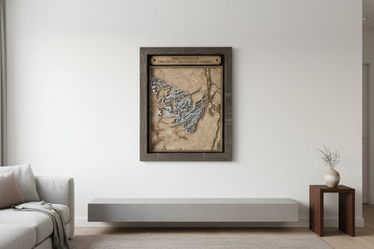 Breckenridge Ski Resort 3D Trail Map