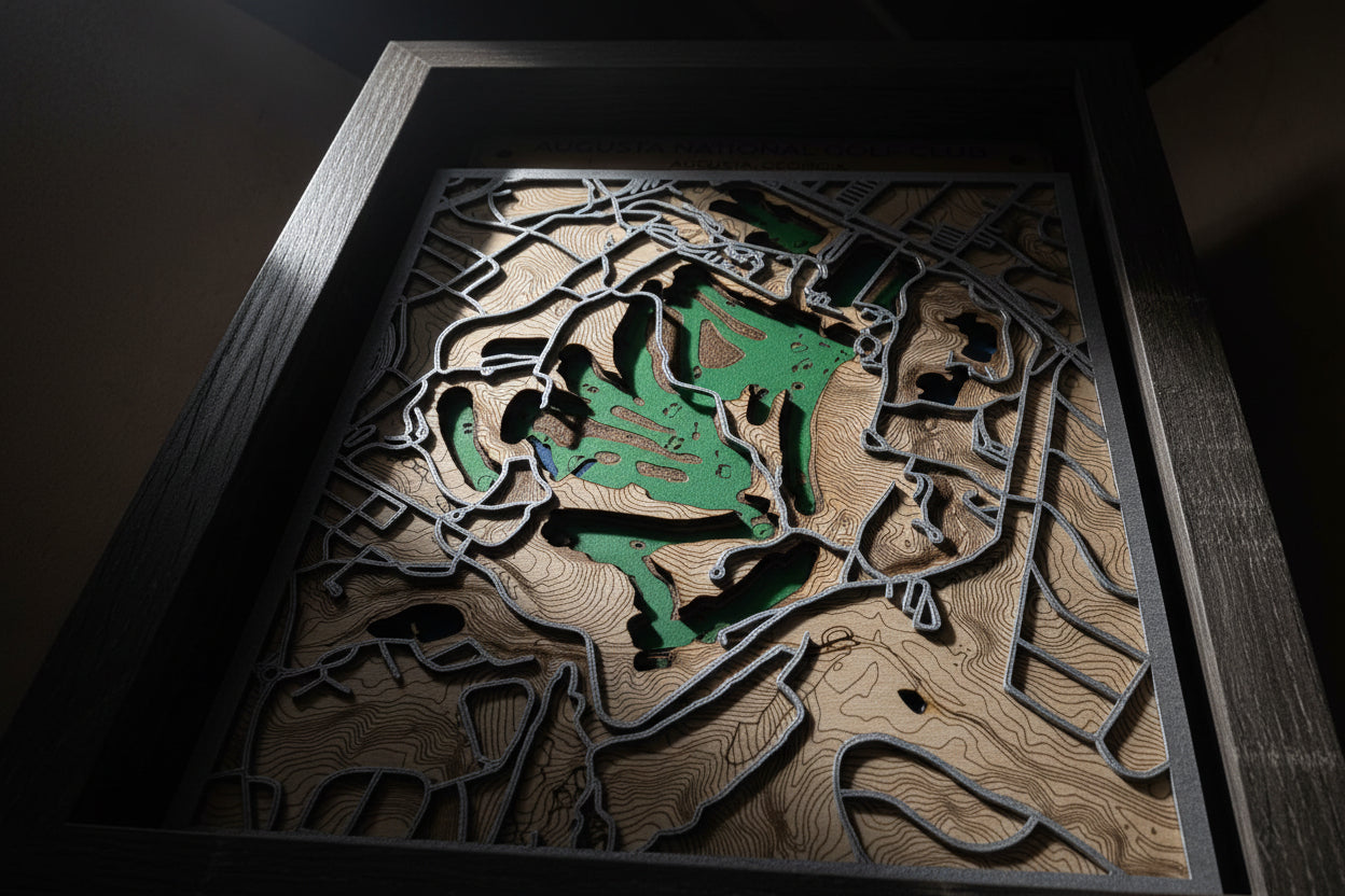 Augusta National Golf Course Map