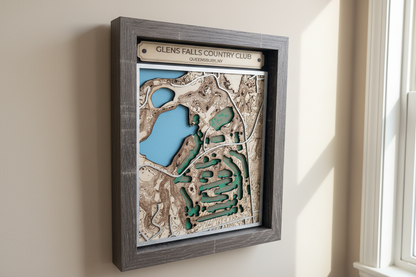 Glens Fall Country Club - 3D Golf Course Map