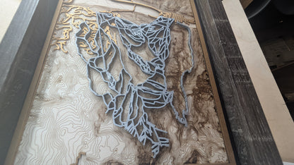 Telluride Ski Resort 3D Trail Map