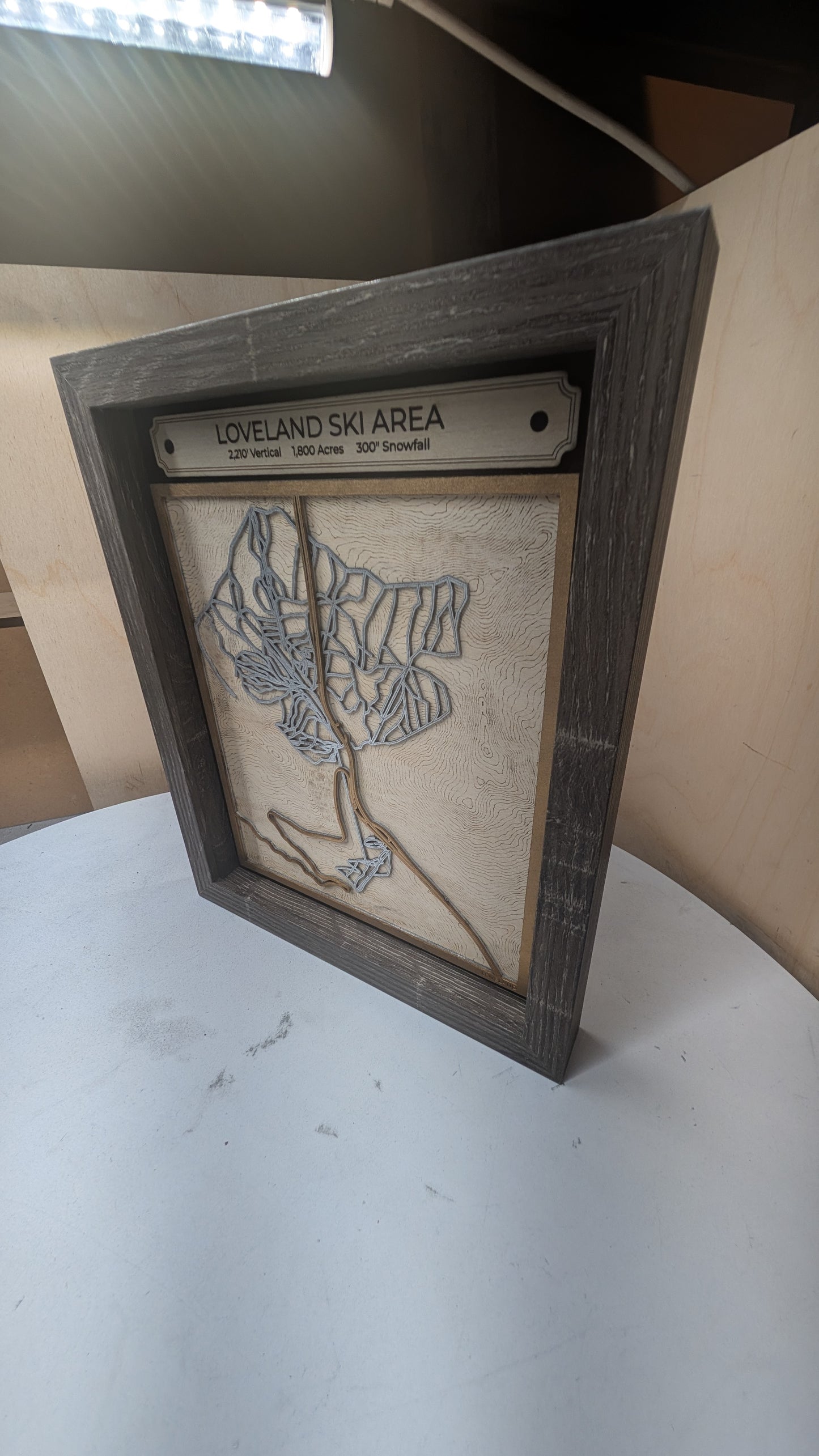 Loveland Ski Area 3D Trail Map