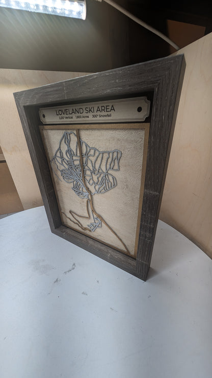 Loveland Ski Area 3D Trail Map