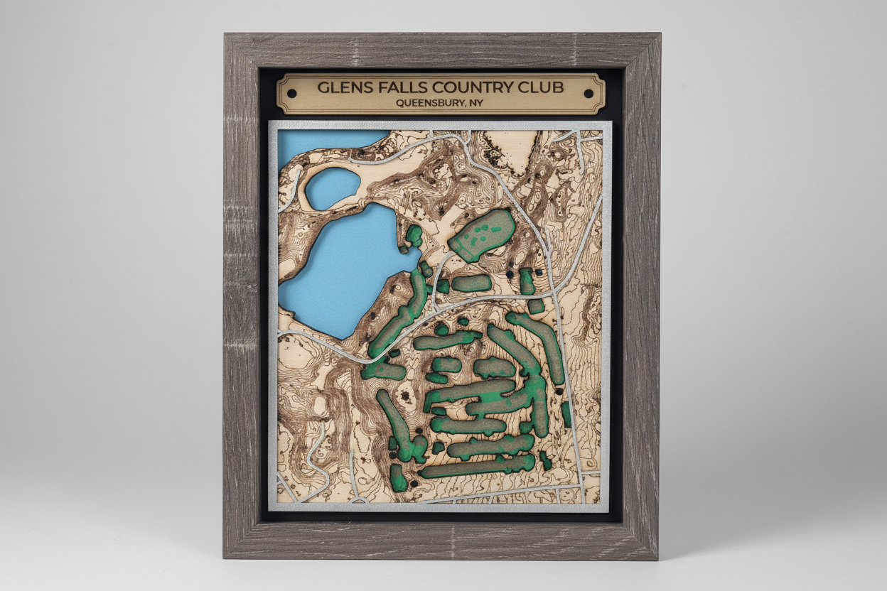Glens Fall Country Club - 3D Golf Course Map