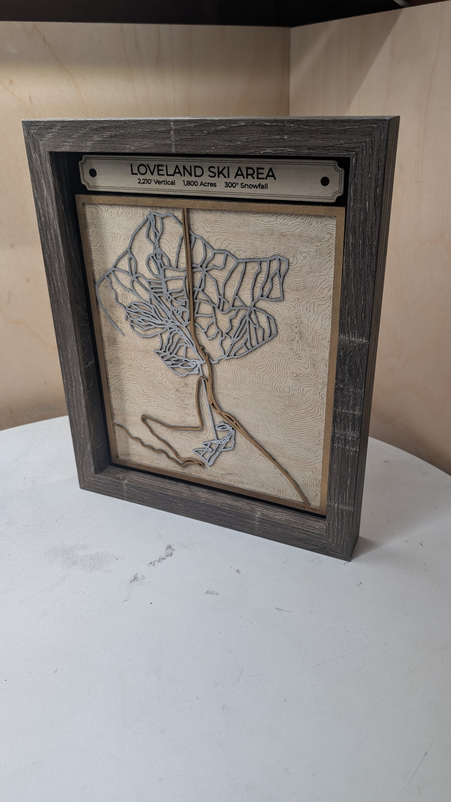 Loveland Ski Area 3D Trail Map